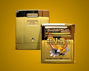 Carrito con impresión UV en dorado metálico PKMN de Shiny Ho Oh