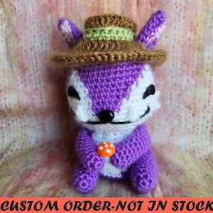 Palia inspired Chapaa Hut crocheted plushie.  Enkii. CUSTOM ORDER.