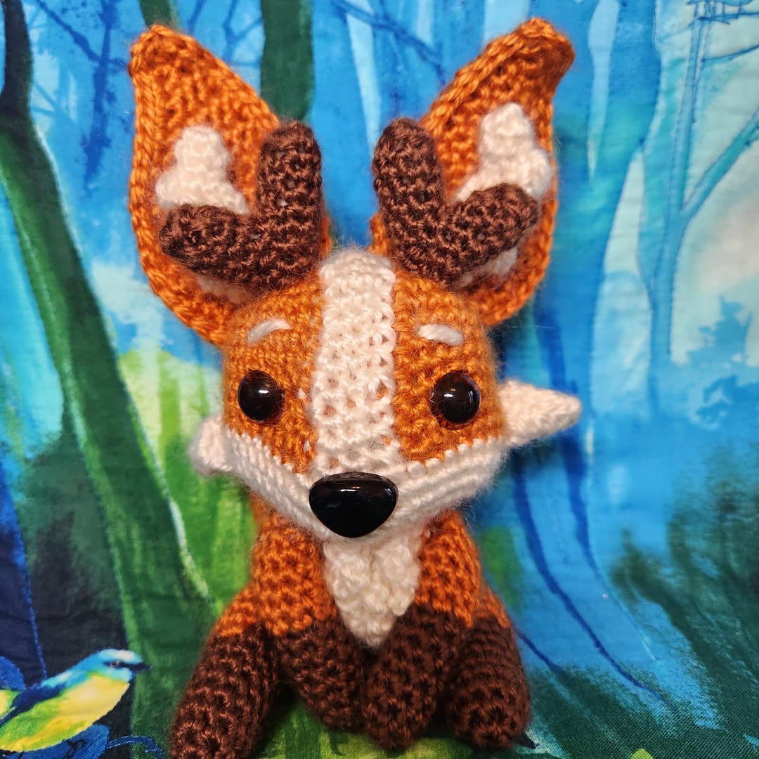 パリア風の古代キツウのかぎ針編みぬいぐるみ - Etsy 日本