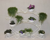 Indoor plant stand Tall plant stand Indoor planter Multi tier pot stand Stand for flowers quot Violet on 18 flowerpots quot