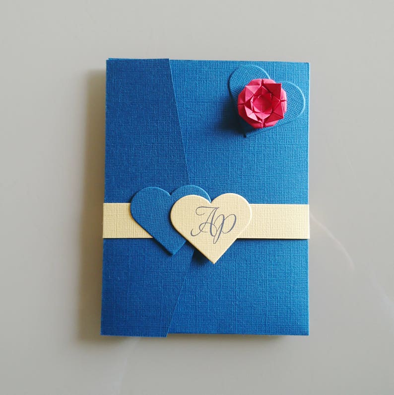 fairy KlrKrea Princess customizable Wedding invitation wedding invitation wedding pocketfold wedding romantic