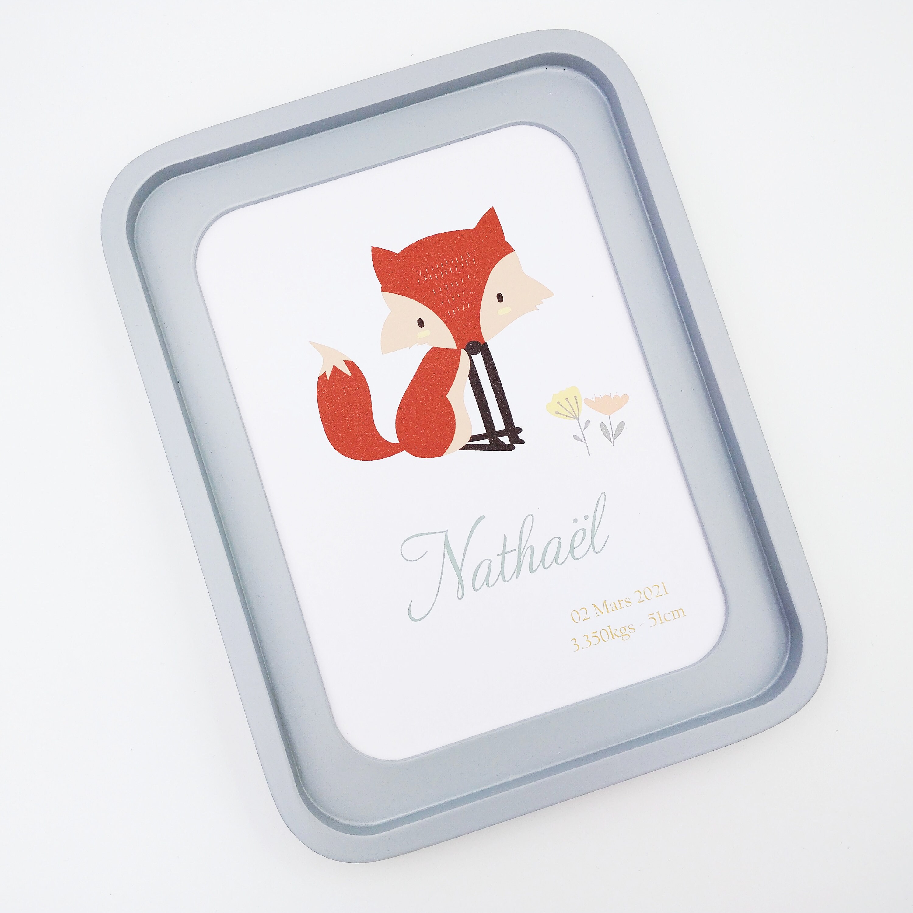 Affiche de Naissance Personnalisable Animaux