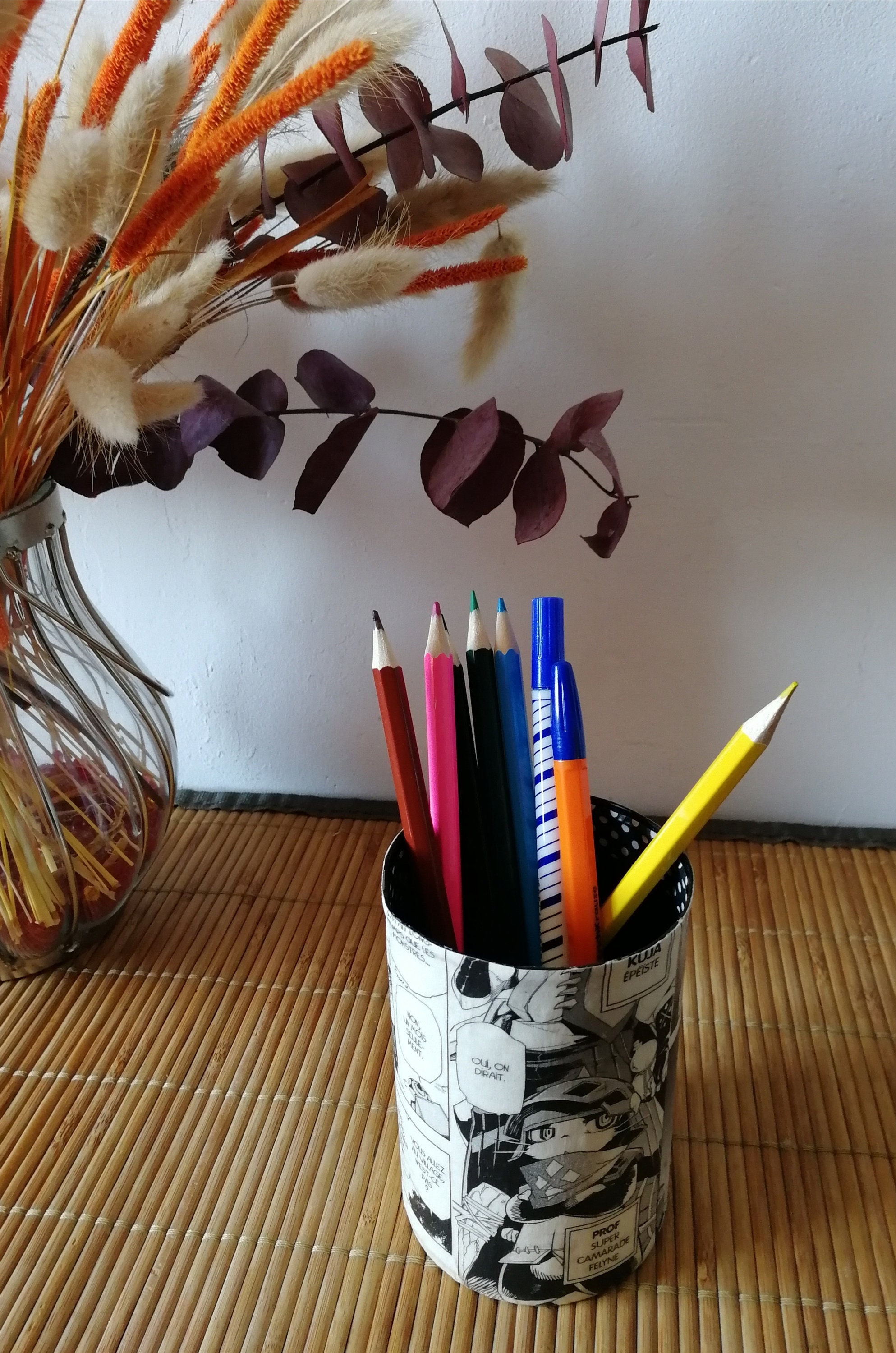 Pot à Crayons Manga