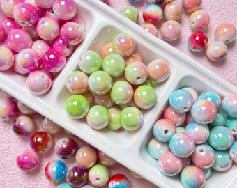 16mm AB Gradual Change Acrylic Beads,Jewellery Making