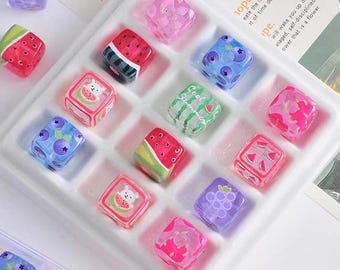 AB Bear Resin Beads, Cute Bow Tie Bear Beads for Jewelry Making, DIY Bracelet Necklace Supplies
