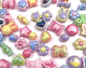 Pastel Assorted Mixed Bead For Jewelry Making Diy Bracelet Earrings Handicrafts Accessories