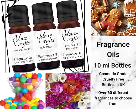 10ml Fragrance Oil - High Quality - Cosmetic Grade - Candles - Soaps - Diffusers - Wax Melts - Bath Bombs - Professional