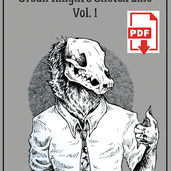 Sketch zine Vol 1 || Zine d'horreur || Version PDF