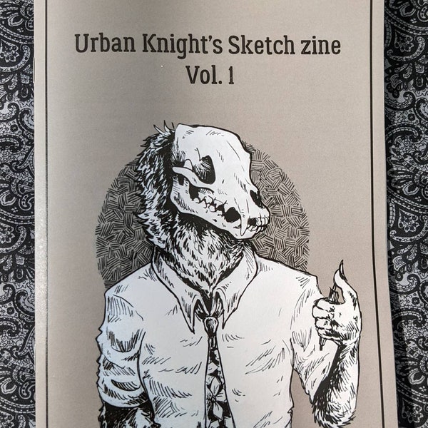 Sketch zine, Vol 1 || Horror sketchbook zine