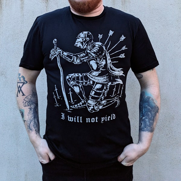 I will not yield || Knight || Unisex T-shirt