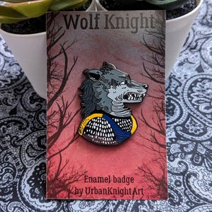 Wolf Knight || Enamel pin