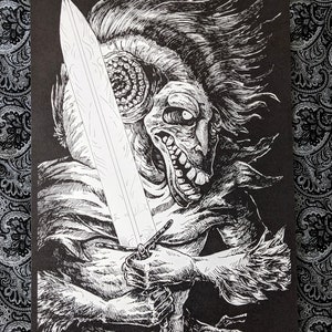 Ludwig la Lama Sacra // Stampa artistica A4