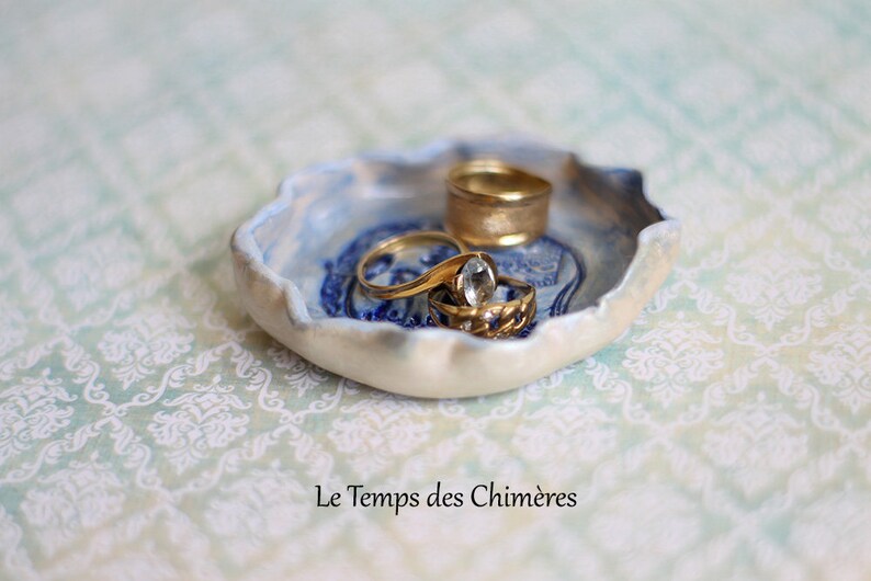 Storage layering polymer clay jewelry dish