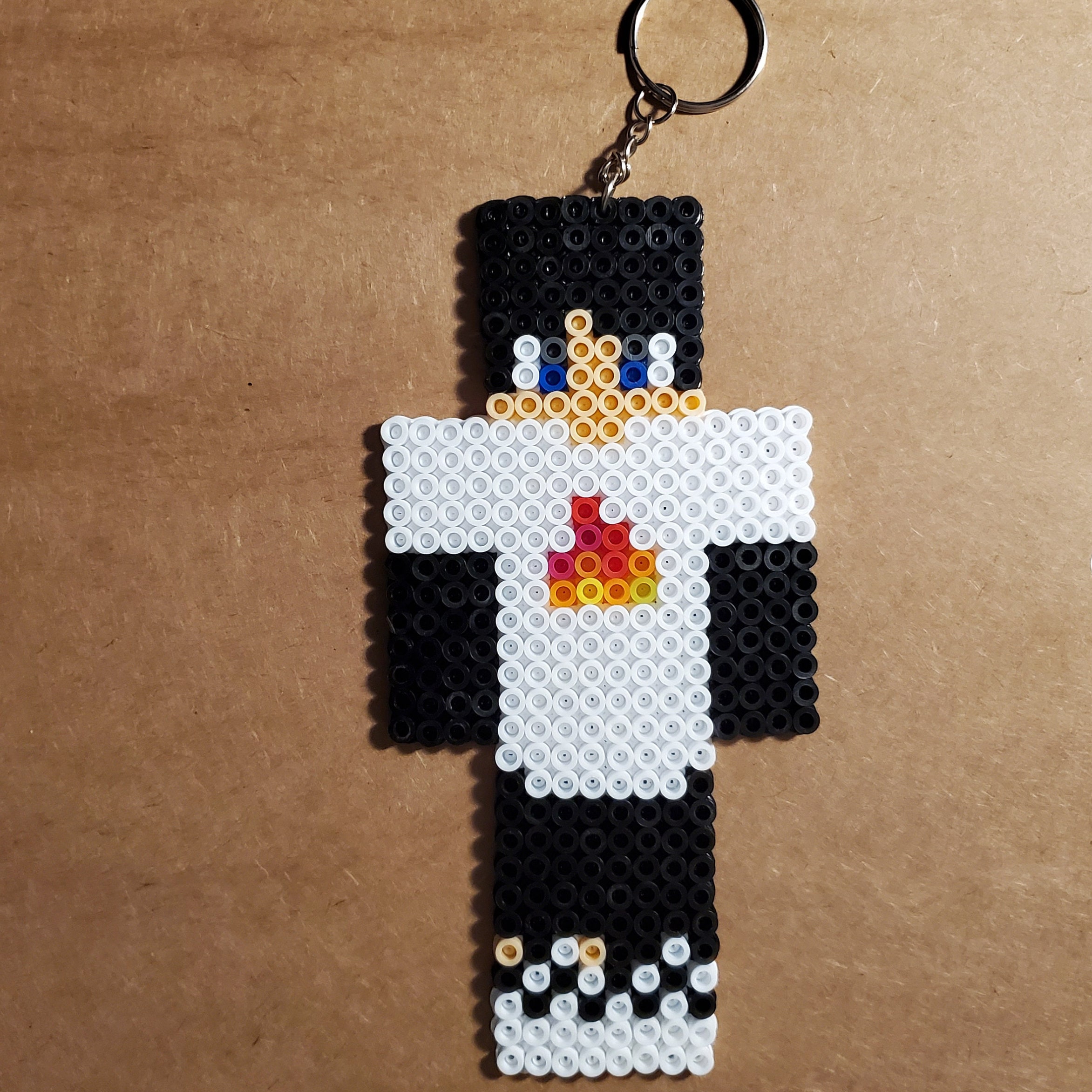 Sapnap Minecraft Skin Perler Bead Keychain Minecraft Etsy