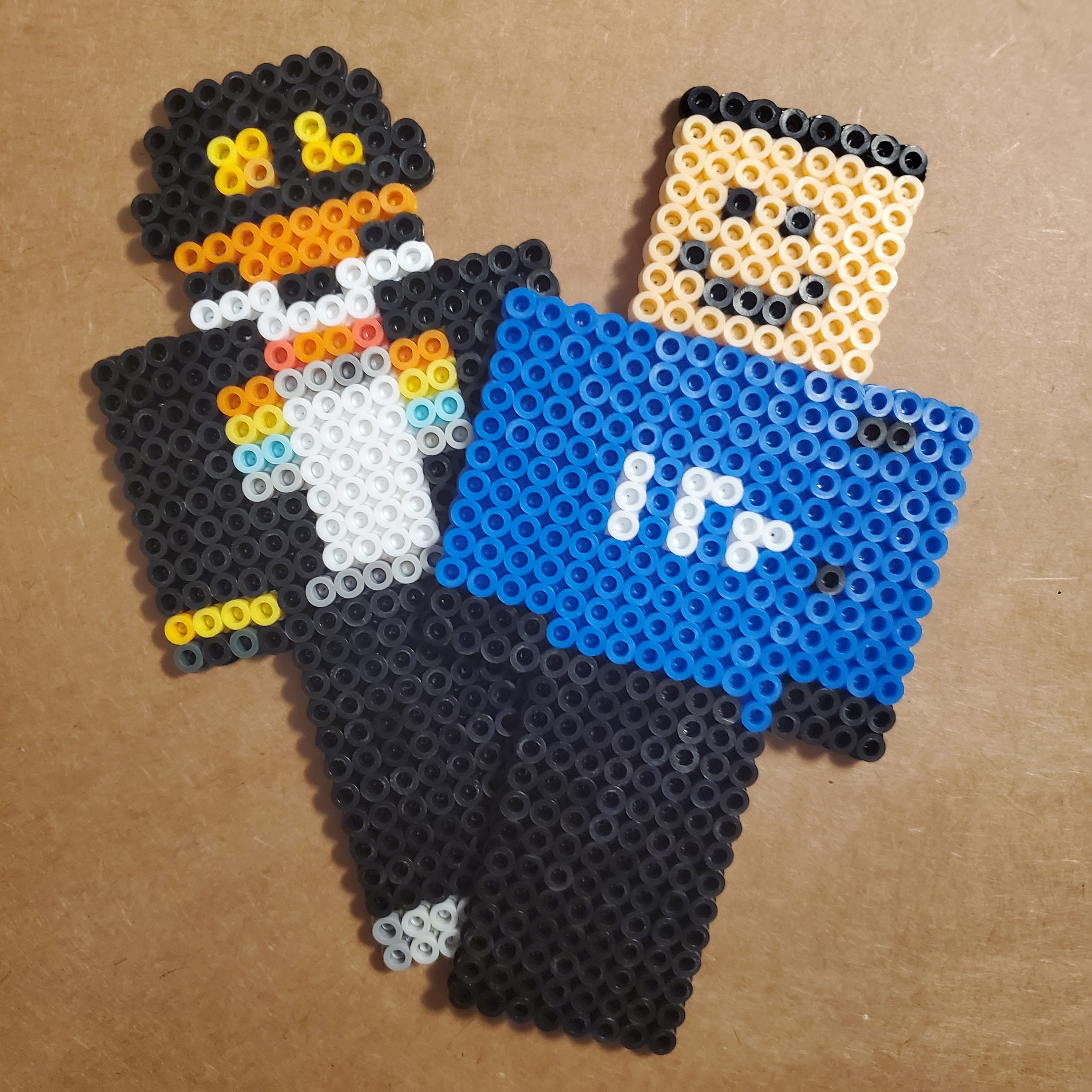 Quackity & Fundy Minecraft Skin Keychain/magnet Dream SMP 