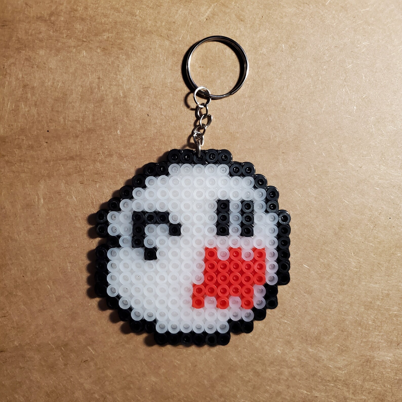 Boo Ghost Perler Bead Keychain Mario Yoshi Etsy