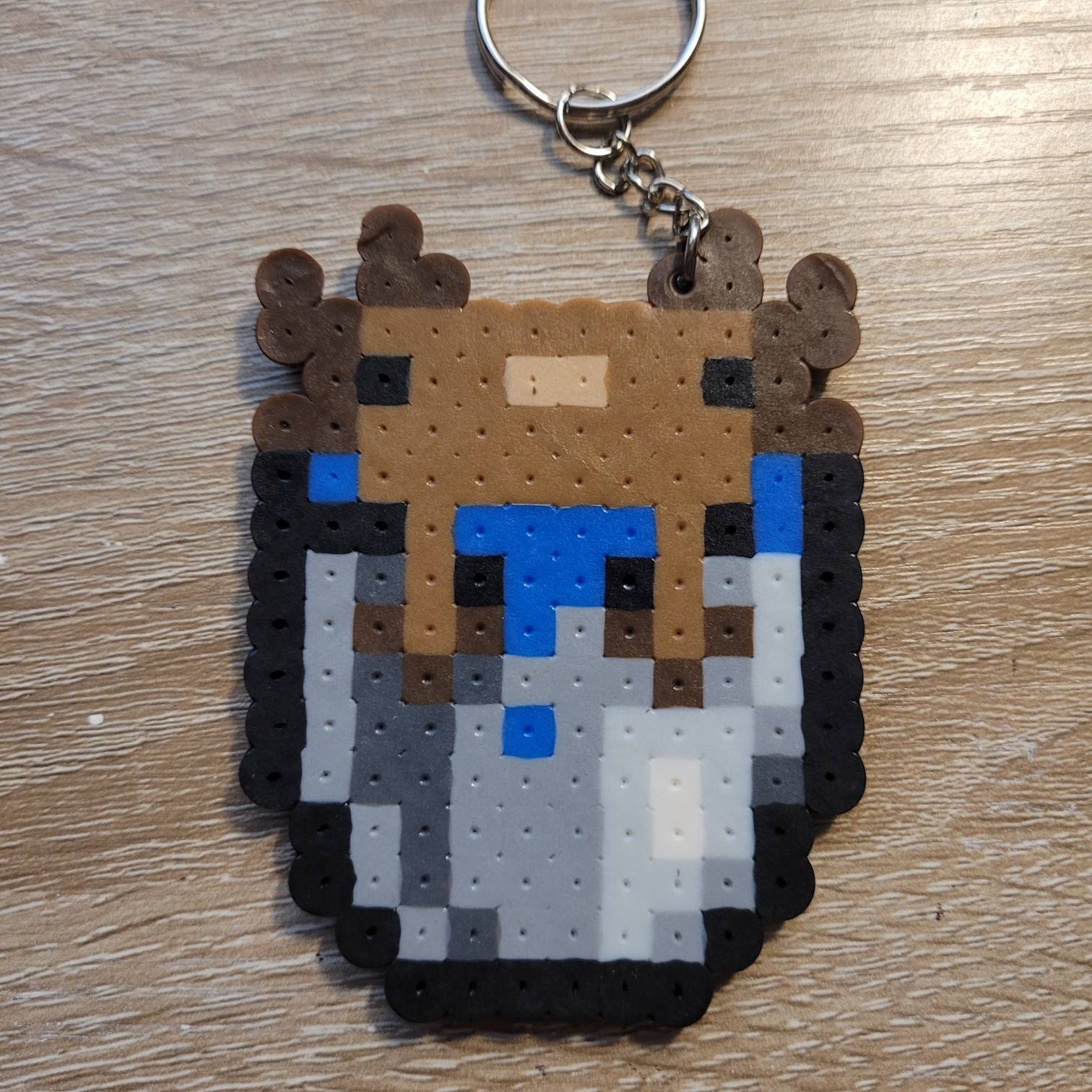 Mini Minecraft Wild Brown Axolotl Keychain Etsy