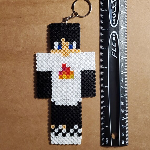 Sapnap Minecraft Skin Perler Bead Keychain Minecraft Etsy