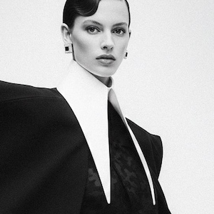 Detachable Cotton Collar: Couture Fashion Neckwear