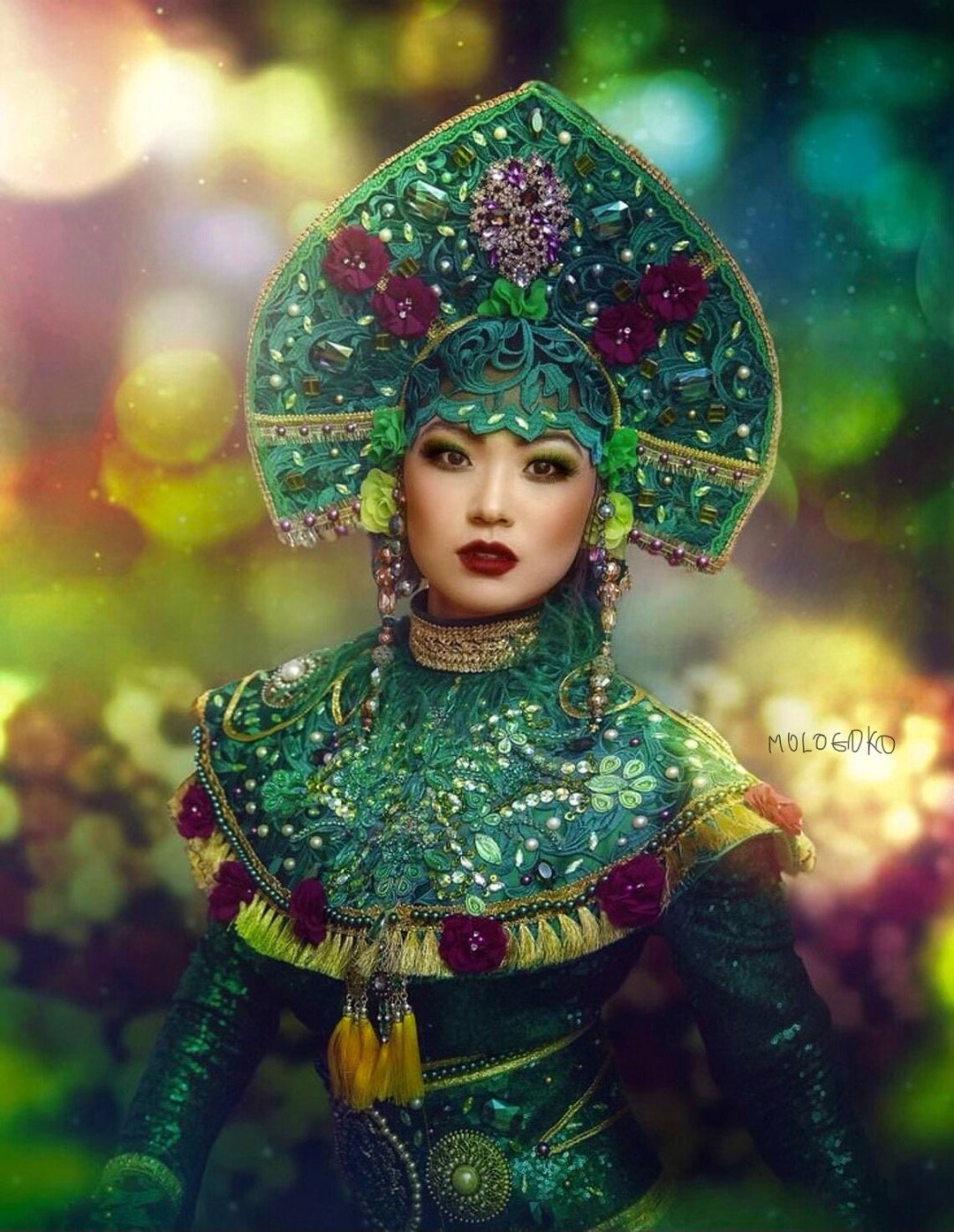 Green Princess/queen Warrior Costume Halloween Masquerade Etsy