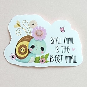 Snail Mail is the Best Mail Die-Cut Stickers