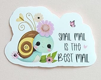 Snail Mail is the Best Mail Die-Cut Stickers