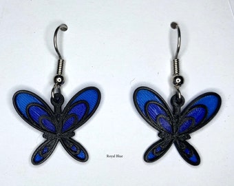 1 Paar Ohrringe Ohrhaken Fischhaken Schmetterling Kinder Schmuck 1473 