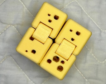 The Big Cheese Unique Infinity Cube Fidget 3d printed