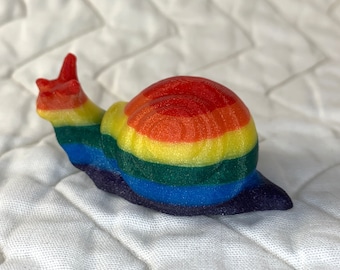 3d-printed Rainbow Snail magnet