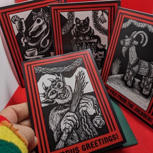 Yuletide Monsters vielfalte Card Pack