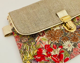 Liberty fleece pencil case with satchel attachment