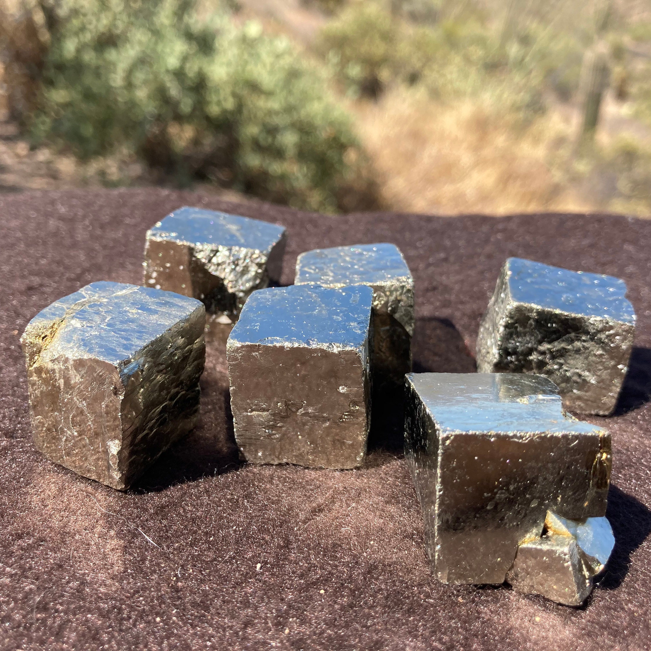 Pyrite Cube Iron Pyrite Mineral Specimen Pyrite Crystal Etsy