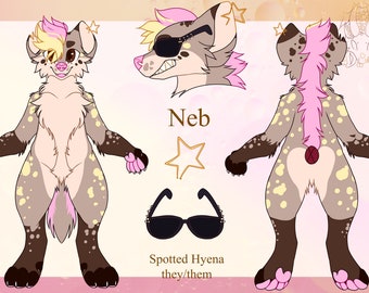 Custom Furry Reference Sheet