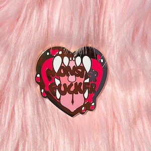 2” Monster Lover Enamel Pin