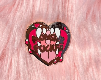 2” Monster Lover Enamel Pin