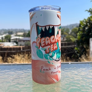 Peach Tea Soda Can Style Tumbler