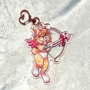 Angel Lynx Acrylic Charm