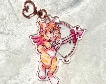 Angel Lynx Acrylic Charm
