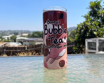 Bubble Tea Soda Can Style Tumbler