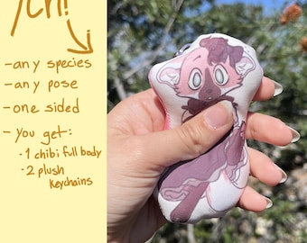 Custom Furry Squishy Keychain