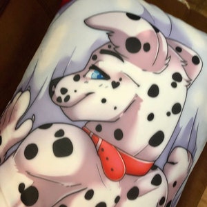 Fireman Dalmatian Furry Dakimakura COVER