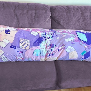 Pastel Alien Dragon Body Pillow/ Dakimakura COVER
