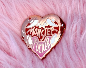 2” Monster Lover Enamel Pin