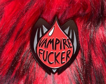2” Vampire Lover Enamel Pin