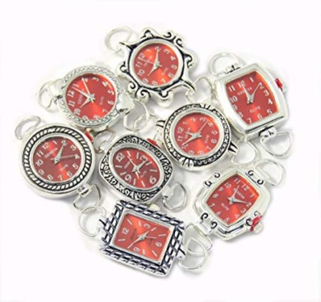 Mix Geneva Elite Watch Faces for Beading 5 Pcs Loops and Etsy