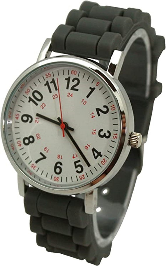 Watch with military time and second hand sale