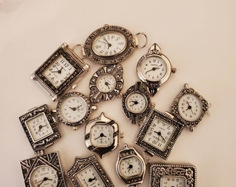 Marcasite Beading Watch Face LOT Of 5