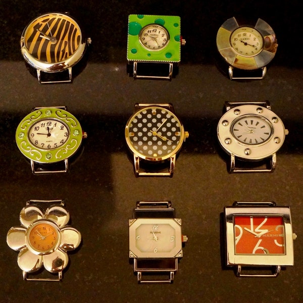 Ewatchbeading-5 Ladies solid Bar Watch Face Lot