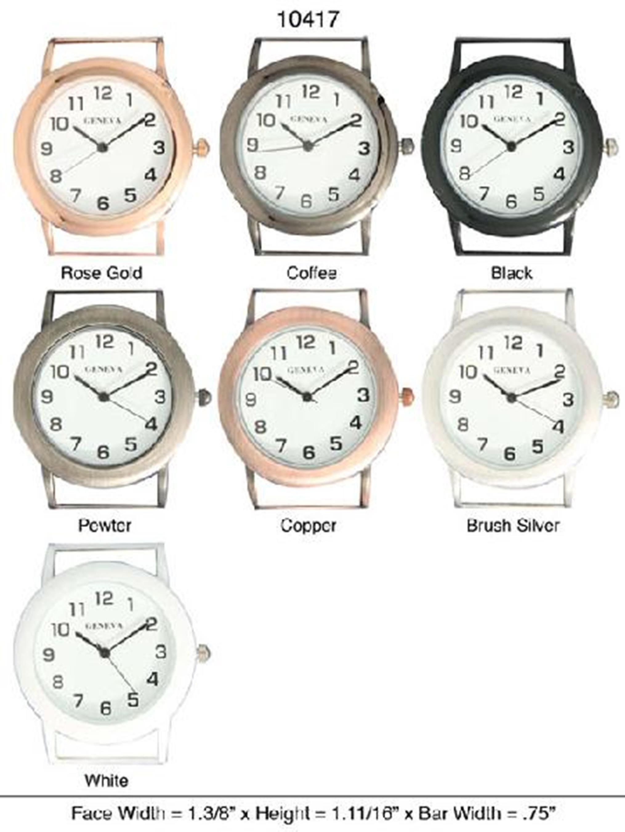 Women's 34mm Stylish Solid Bar Watch Face Etsy