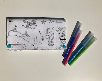 Trousse a colorier nomade